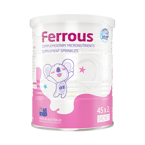 Ferrous complementary micronutrients supplement sprinkles